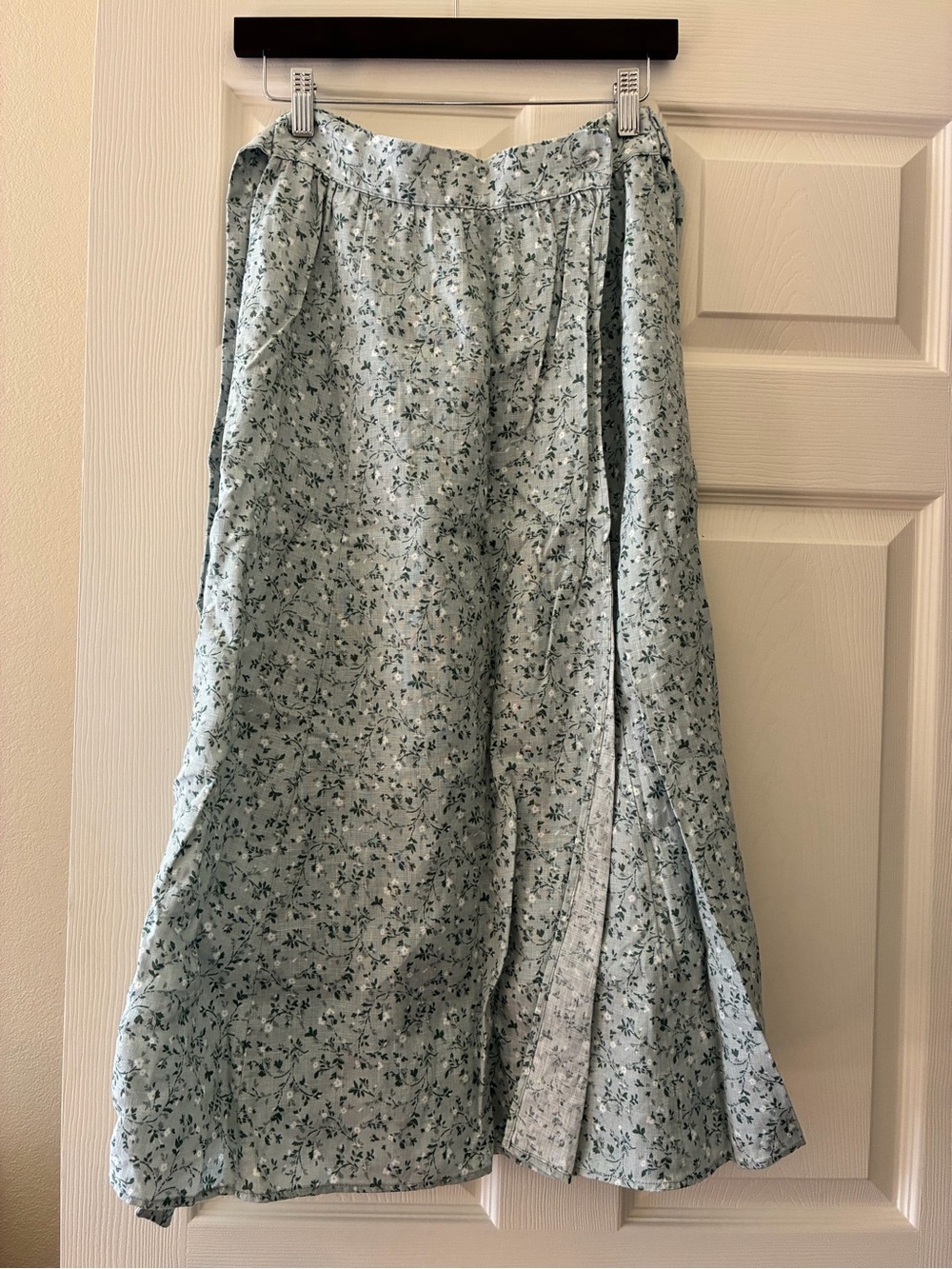 Reformation Mint Green Floral 100% Linen Set - Picture 3 of 8